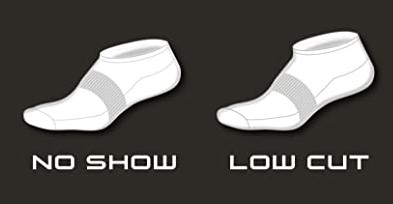 No-show vs low socks