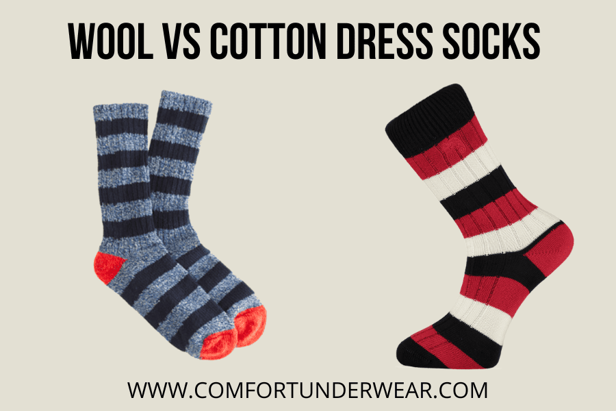 Wool vs Cotton Dress Socks: Which One are Best for YOU – Comfort Underwear