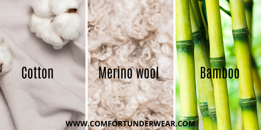 Cotton, merino wool and bamboo