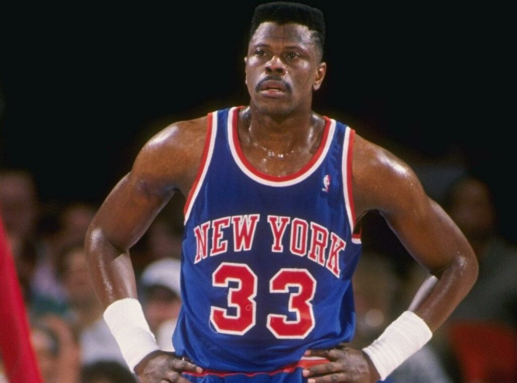 Patrick Ewing wanted to wear undershirt as he was while playing for Georgetown college.